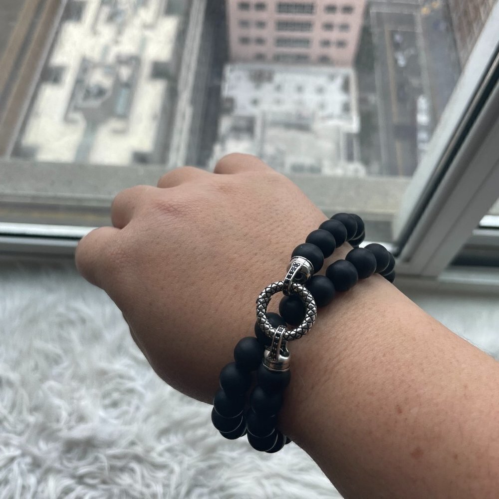 ELIE TAHARI  Wrap bead bracelet